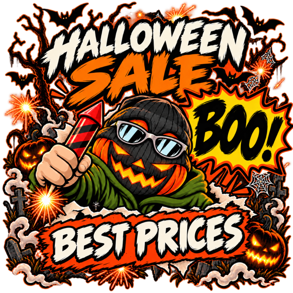 Halloweenowa Wyprzedaż Z Dynią Boo!