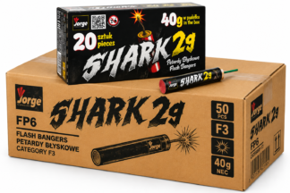 Profesjonalna Fotografia Zestawu Fajerwerków Shark 2g